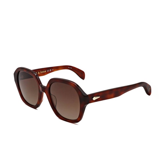 Rag & Bone 5022/S Square Aviator Sunglasses, Matte Black  Rag & bone sunglasses